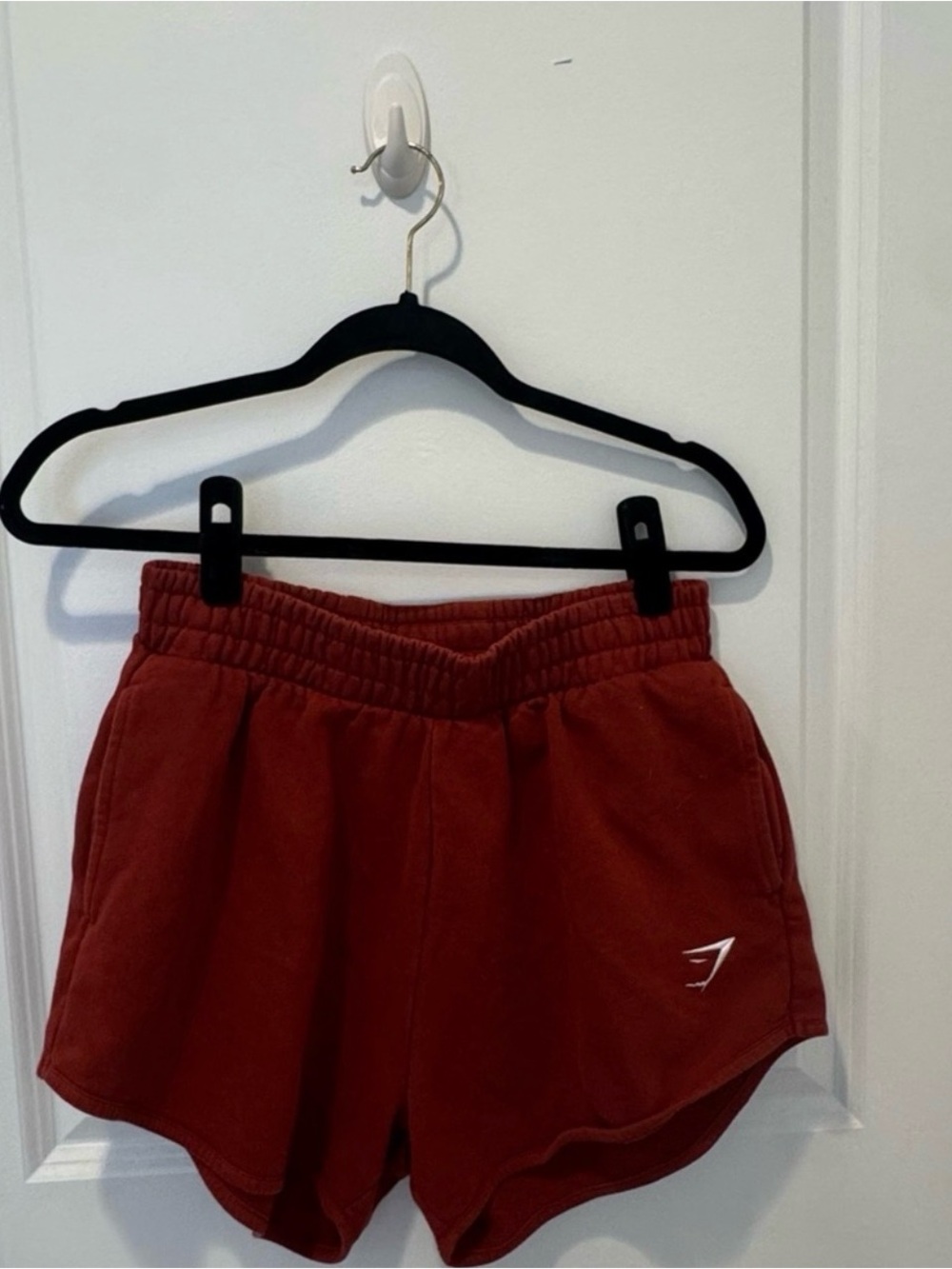 Gym Shark Shorts -Rust Red(M)